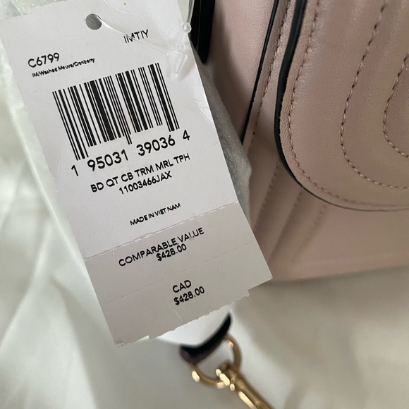 Coach Marlie Top Handle Satchel In Colorblock With Border Quilting - Picture 3 of 11